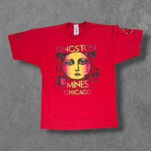 Vintage I Jammed At The Kingston Mines Chicago Blues Mens Large Shirt